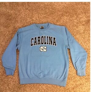 Stadium Athletics Carolina Tar Heels VTG Crewneck‎ Sweatshirt Blue Size L